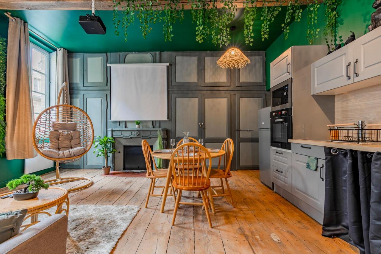 Appartement Jungle - Libourne Centre - 4 Pers - Sauna - Netflix エクステリア 写真